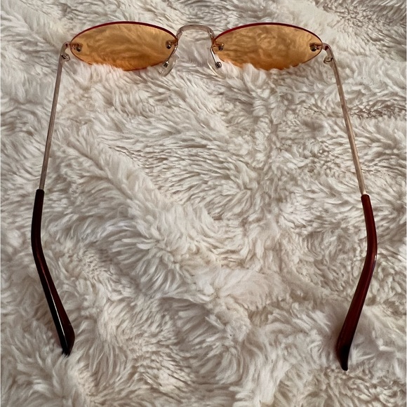 Yellow Rounded Shades - Picture 2 of 2